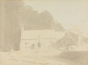 Eine Landkirche von David Roberts