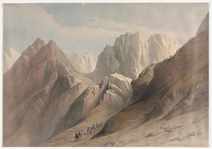 Aufstieg des unteren Bereichs des Sinai