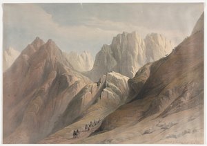 Aufstieg des unteren Sinai-Gebirges