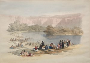 Ufer des Jordan, 1839 von David Roberts