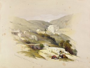 Christliche Kirche des Heiligen Georg in Lud (Altes Lydda), 29. März 1839, aus Band II von 