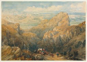 Abstieg in die Ebene von Granada