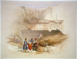 Eingang zu den Königsgräbern, Jerusalem von David Roberts