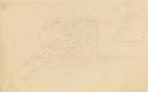 Bauernwagen in Dol, 1843 von David Roberts