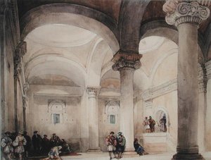 Innenraum einer Moschee, ca. 1835