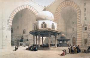 Innenraum der Moschee des Sultans al-Ghuri, Kairo, Ägypten, 19. Jahrhundert