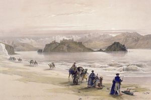 Insel Graie, Golf von Akabah, Arabia Petraea, 27. Februar 1839, Tafel 108 aus Band III von 