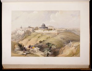 Jerusalem, 9. April 1839, graviert von Louis Haghe, 1843 von David Roberts