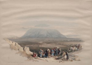 Berg Tabor von der Ebene Esdraelon