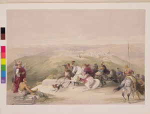 Sabaste, antikes Samaria, 17. April 1839, Tafel 44 aus Band I von 