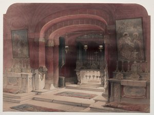 Schrein der Verkündigung, Nazareth von David Roberts