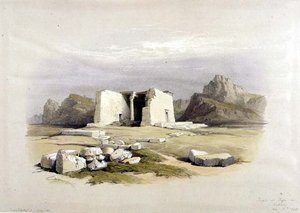 Tempel in Taffah in Nubien, aus 