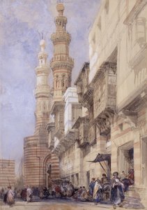 Das Tor von Metwaley, Kairo, 1838 von David Roberts
