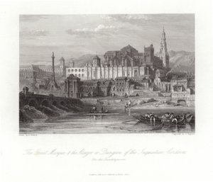 Die Große Moschee und der Alcazar von David Roberts