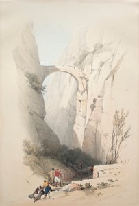 Triumphbogen über die Schlucht, die nach Petra führt