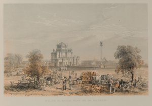 Der Dil Khoosha Palast und die Martiniere von David Scott Lieutenant Colonel (after) Dodgson
