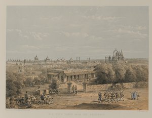 Blick von der Residenz von David Scott Lieutenant Colonel (after) Dodgson
