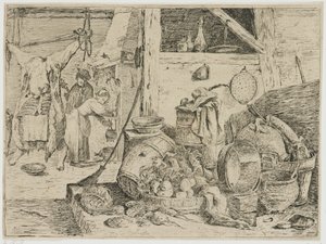 Kücheninterieur von David Teniers (II) (attributed to)