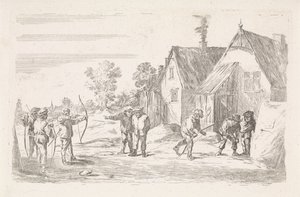 Bogenschützen (Serie: Genre-Szenen im Freien) von David Teniers (II)