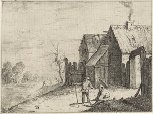 Zwei Bauern im Gespräch von David Teniers (II)
