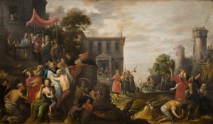 Die sieben Werke der Barmherzigkeit von David Teniers the Elder