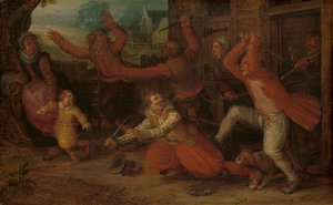 Bauernfreude (Die Vertreibung) von David Vinckboons (I) (workshop of)