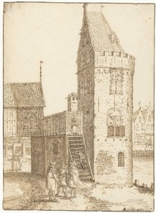 Der Turm Swijgh Utrecht in Amsterdam von David Vinckboons (I)