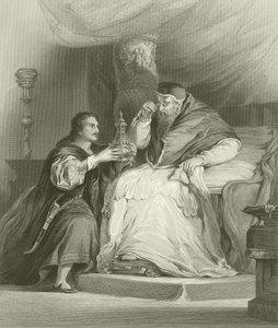 Benvenuto Cellini und der Papst von David Wilkie