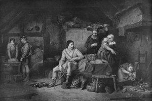 König Alfred im Neatherd Cottage, 1806, 1912
