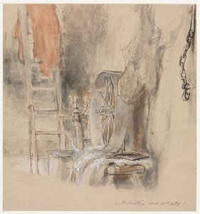Studie für "Die Hütte der Peep-O’Day Boys im Westen Irlands" ("Der schlafende Whiteboy") von David Wilkie