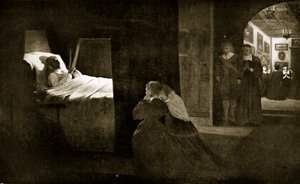 Der Tod von Cromwell, 1658, Illustration aus 