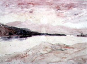 Loch Aline, Argyllshire: Ansicht von Norden mit der Insel Mull