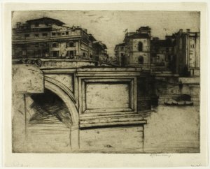 Ponte della Trinità von David Young Cameron