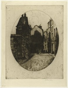 Rue Saint Julien le Pauvre, Platte sechs aus dem Paris-Set von David Young Cameron