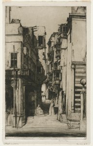 Straße in Kairo von David Young Cameron