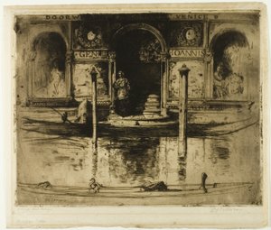 Das Palasttor, Platte 22 aus dem Norditalienischen Set
