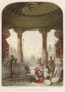Hindoo- und Mahomedanische Gebäude von David after Roberts