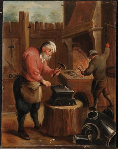 Eine Allegorie der vier Elemente: Feuer von David the Younger (follower of) Teniers
