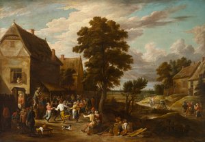 Tänzer in einem Dorfgasthaus, ca. 1660er Jahre