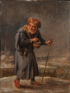 Eine Allegorie der vier Jahreszeiten: Winter von David Teniers the Younger