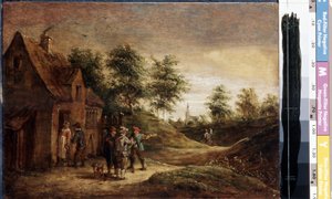 Vor der Taverne