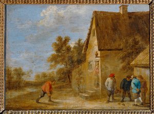 Die Boulespieler von David the Younger Teniers