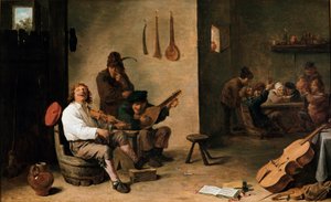 Musiker in einer Taverne von David Teniers the Younger