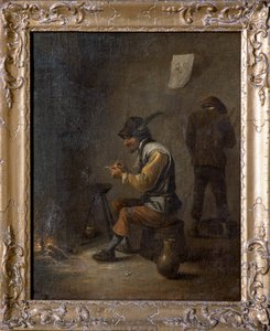 Bauern in einem Interieur von David Teniers the Younger