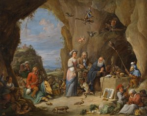 Versuchung des heiligen Antonius von David the Younger Teniers