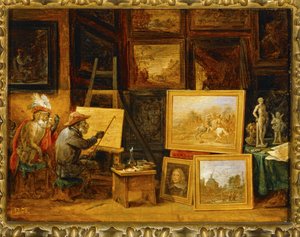 Der Affenmaler von David the Younger Teniers