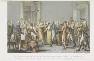 Prinz von Oranien im Haus des Grafen von Limburg Stirum, 1813