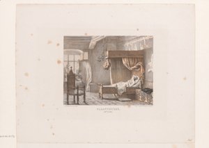 Schlafzimmer, 13. Jahrhundert von David van der Kellen
