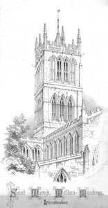 St. Marys, Melton-Mowbray, Leicestershire, ca. 1850er Jahre