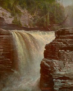 Trenton Falls in der Nähe von Utica, New York (1873) von De Witt Clinton Boutelle